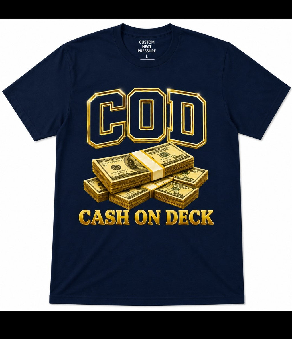 C.O.D. Signature Tee – Cash On Deck Gold Edition