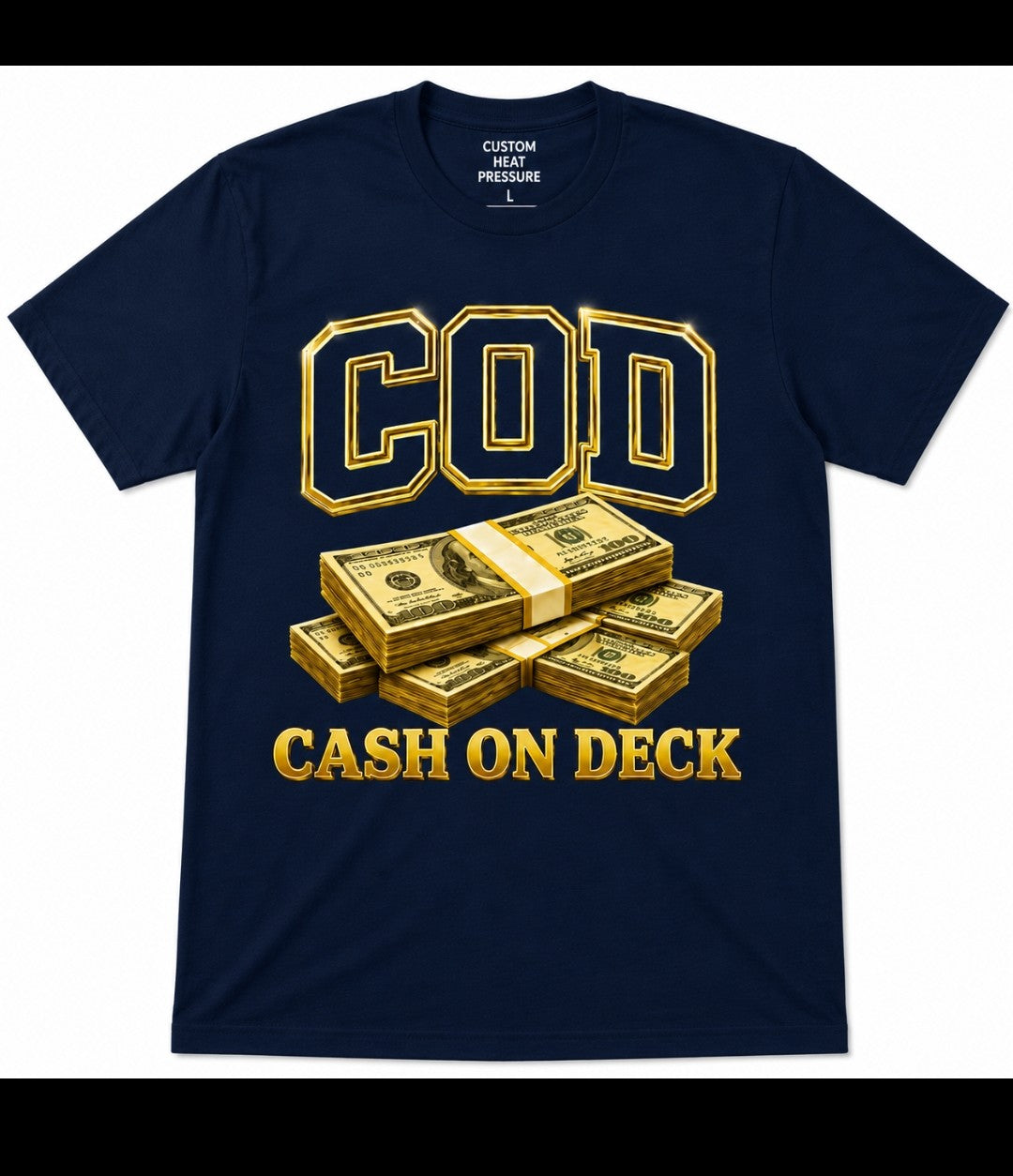 C.O.D. Signature Tee – Cash On Deck Gold Edition