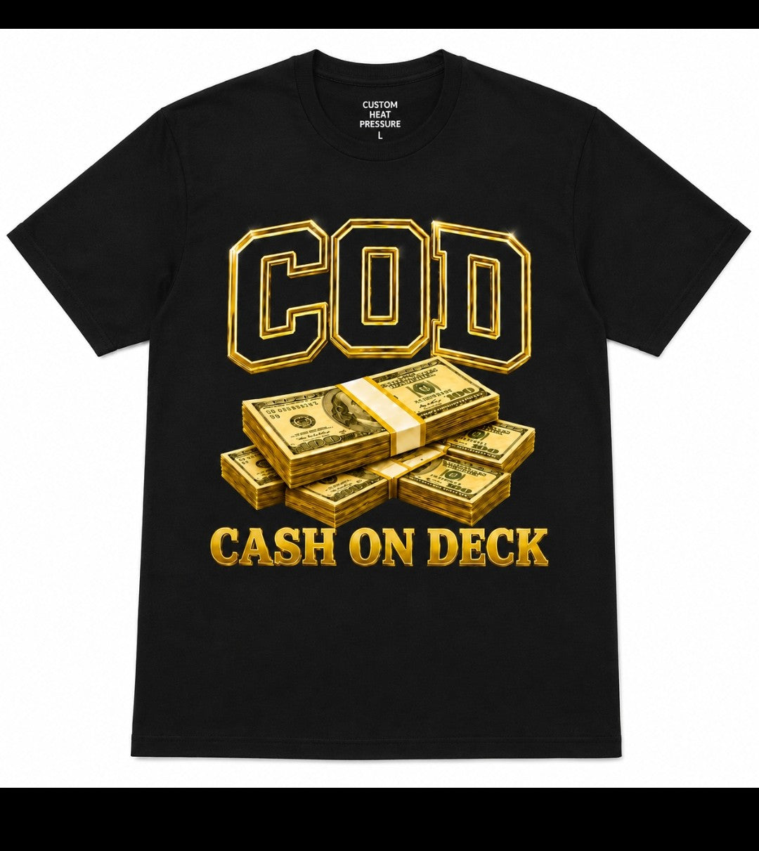 C.O.D. Signature Tee – Cash On Deck Gold Edition