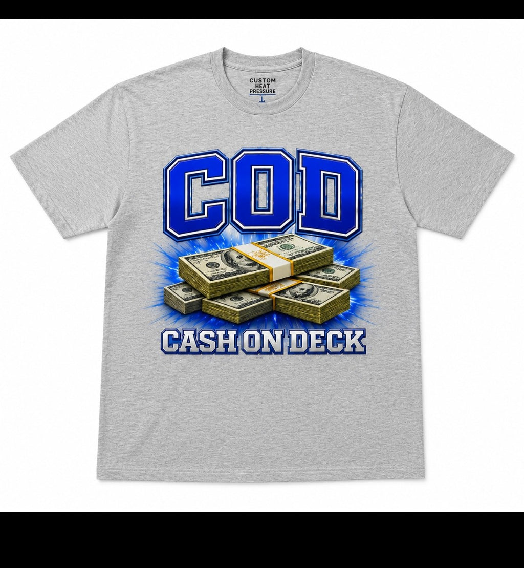 C.O.D. Signature Tee – Royal Blue Edition