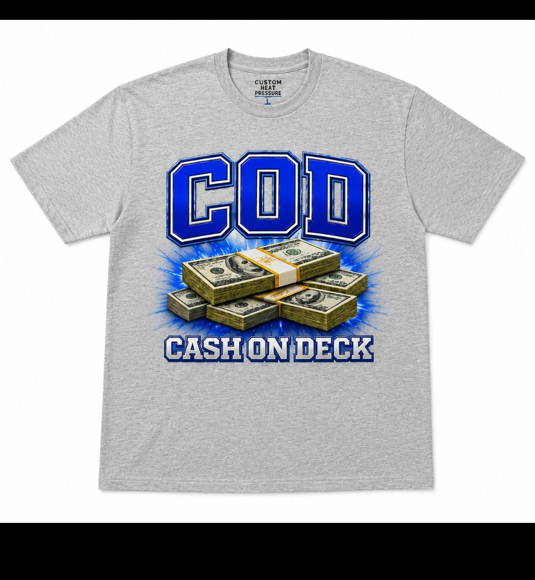 C.O.D. Signature Tee – Royal Blue Edition