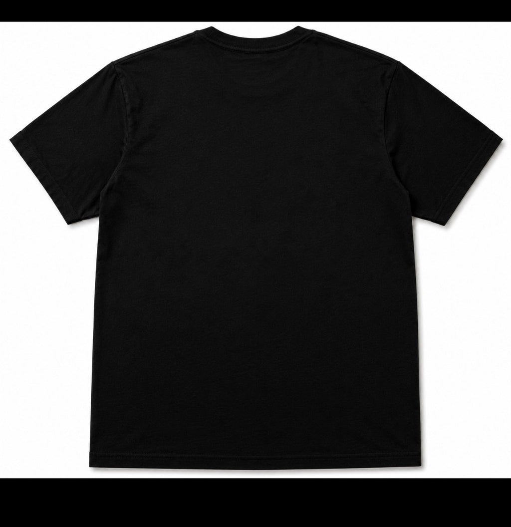 Custom Heat Pressure Signature Tee - Black