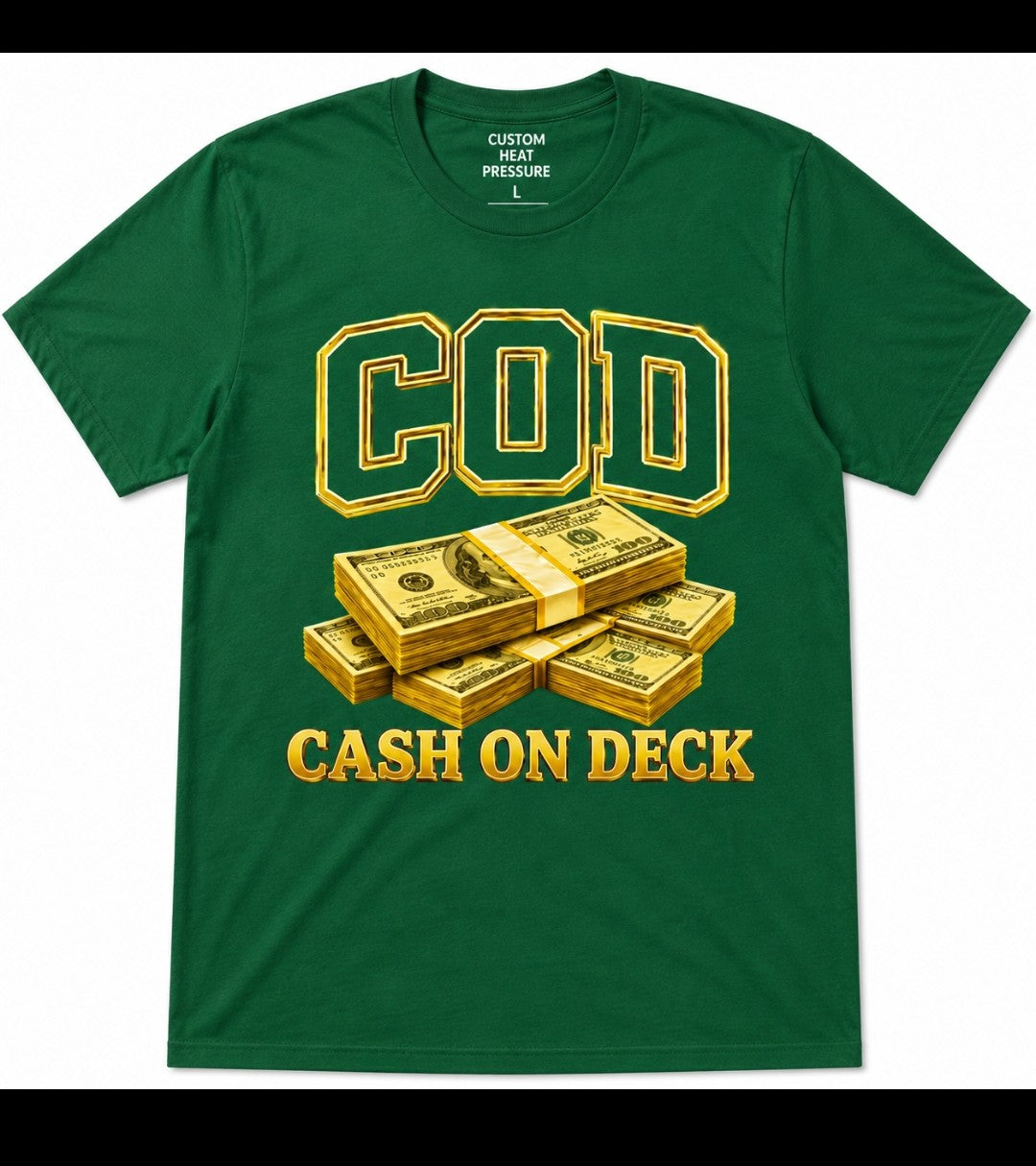 C.O.D. Signature Tee – Cash On Deck Gold Edition