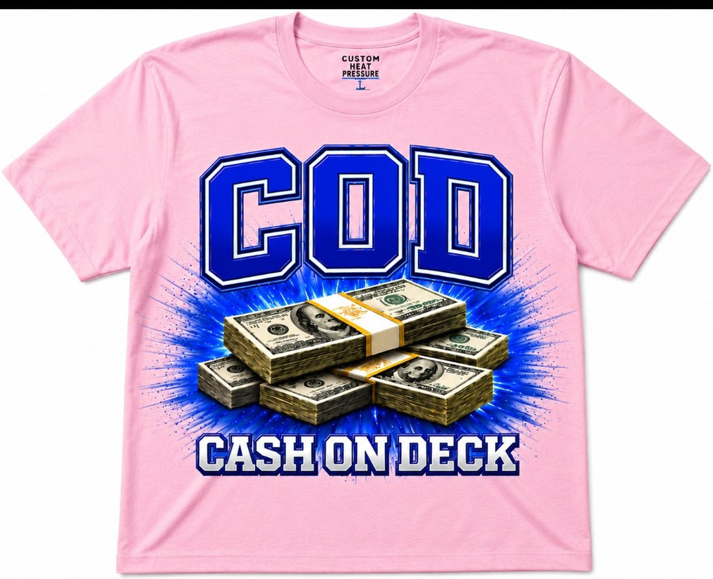 C.O.D. Signature Tee – Royal Blue Edition