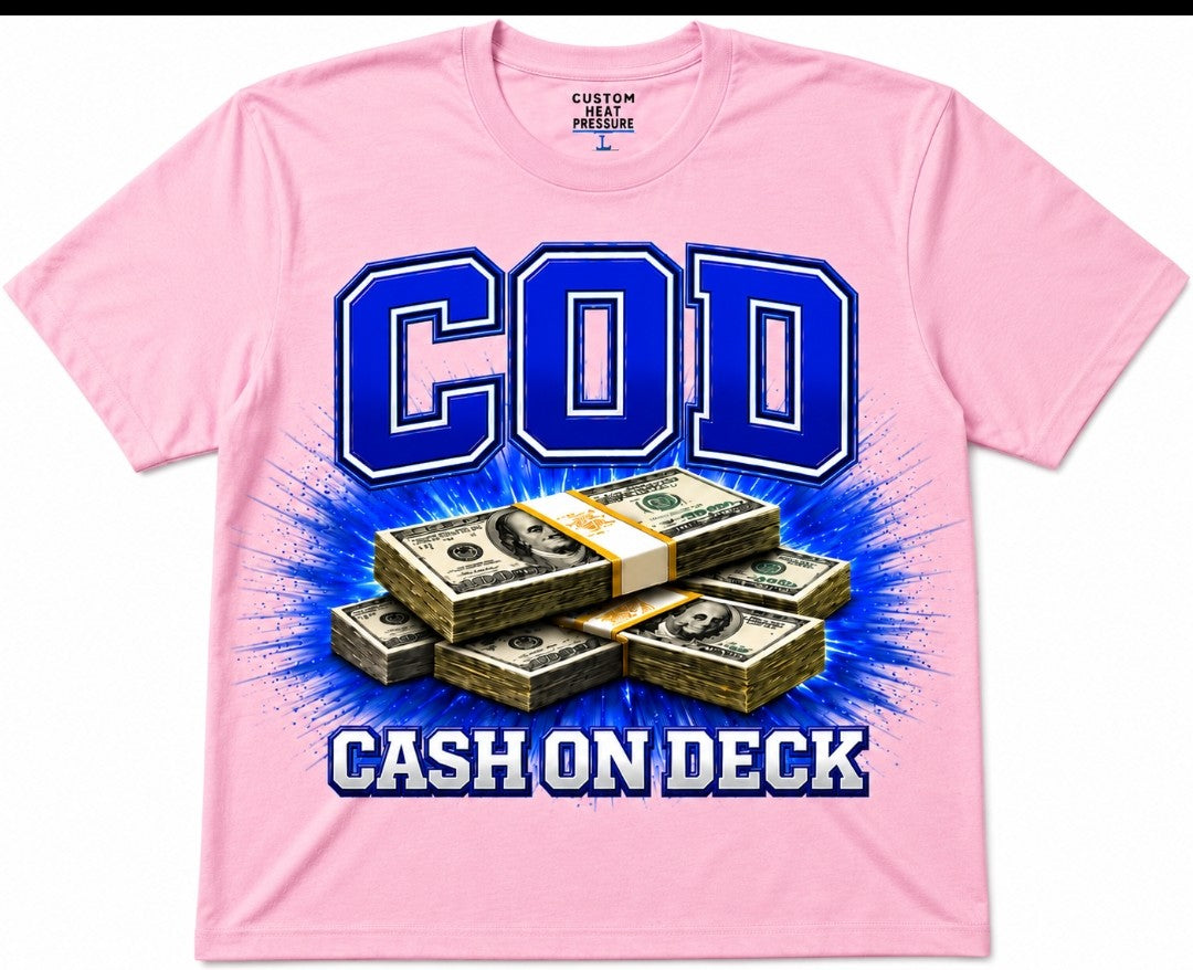 C.O.D. Signature Tee – Royal Blue Edition