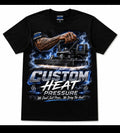 Custom Heat Pressure Signature Tee - Black