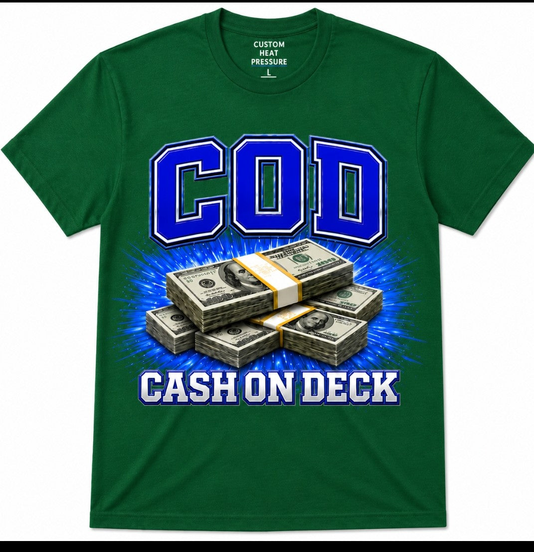 C.O.D. Signature Tee – Royal Blue Edition