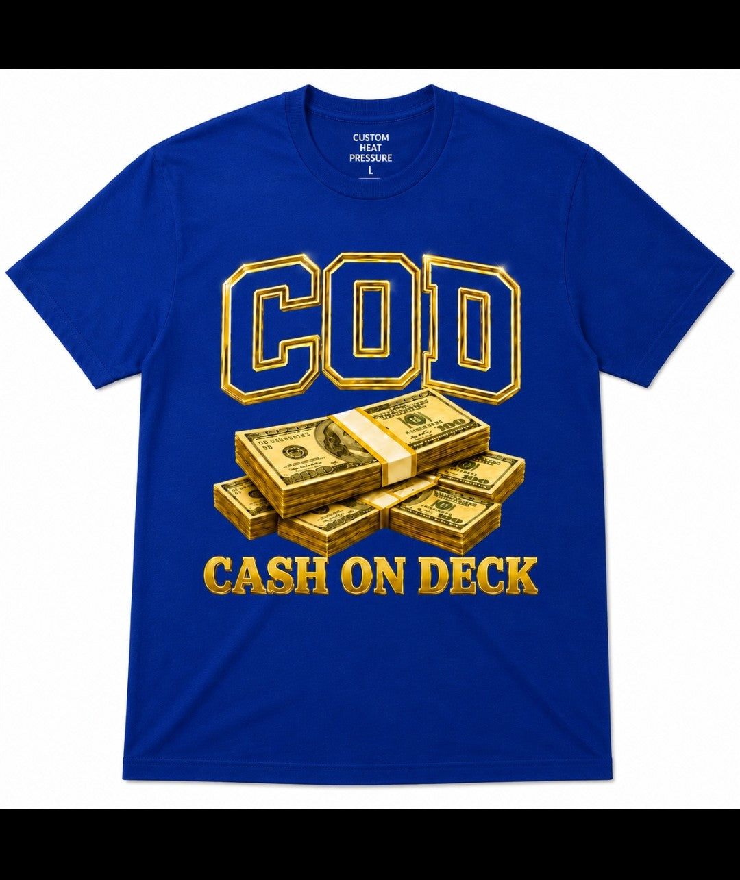 C.O.D. Signature Tee – Cash On Deck Gold Edition